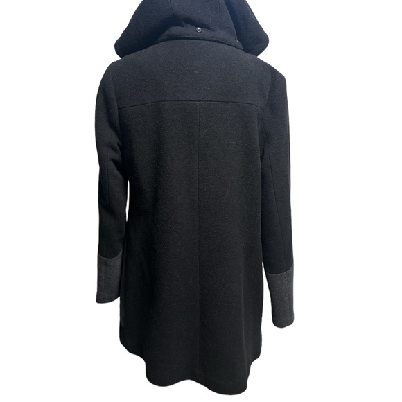 Kimi & Kai Maternity Tessa Gray Wool Blend Colorblock Lined Coat Jacket Size s - Picture 4 of 10